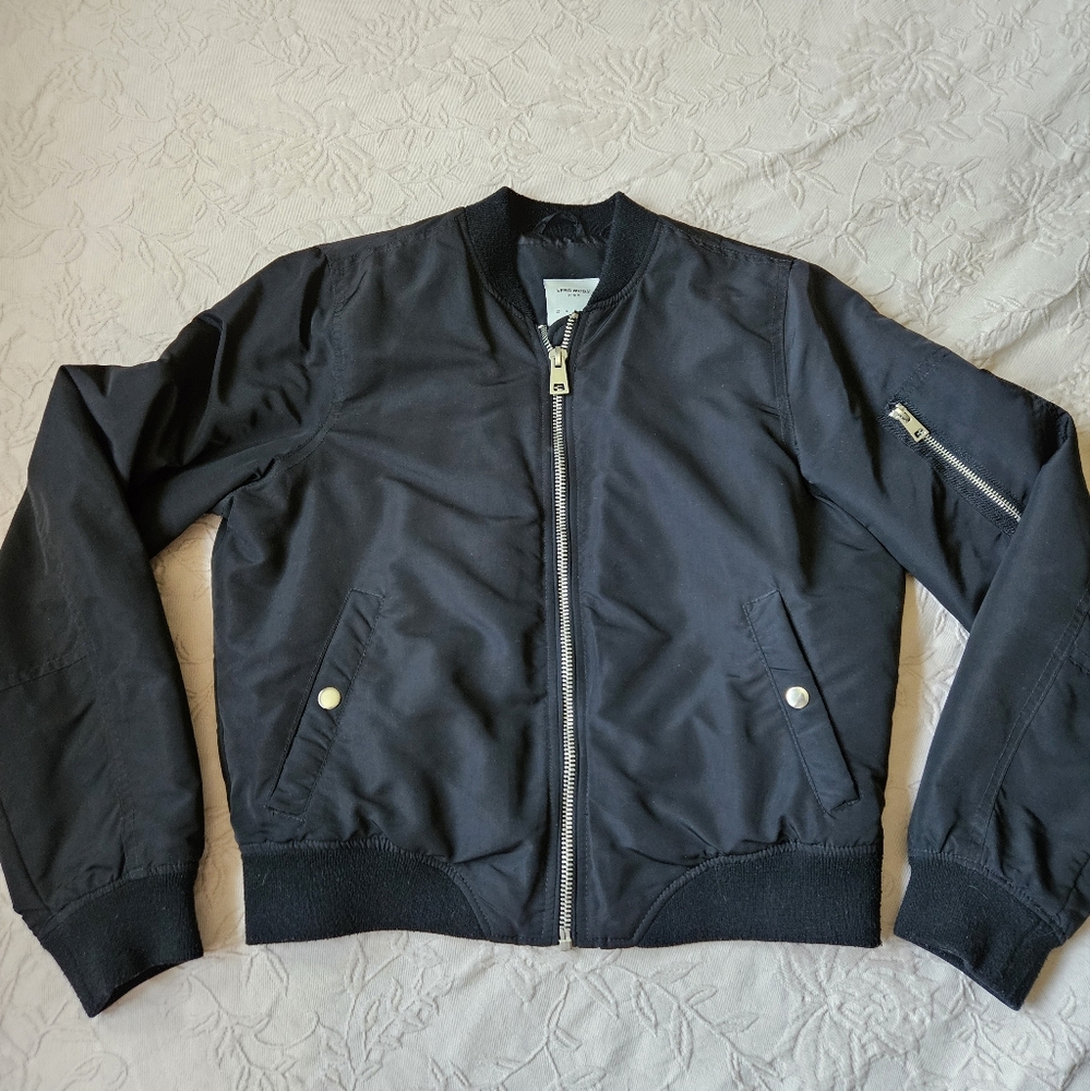 Black Bomber Jacket